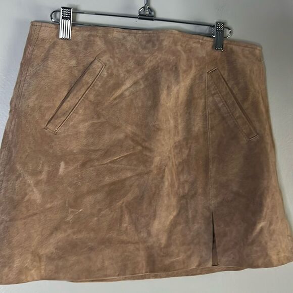 BLANK NYC 100% leather mini skirt size 29 - Picture 3 of 7